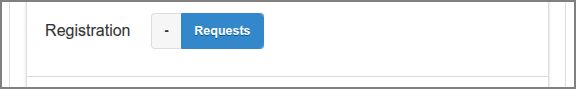Admin Web App: User - Select Registration Requests